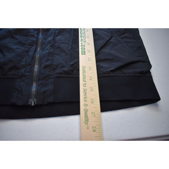 Nike Windbreaker Bomber Jacket Black Lightweight Athleticwear Mens Large - Picture 8 of 8